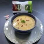 Sopa de ajo con arroz