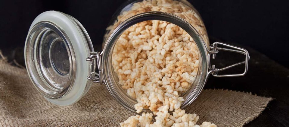 Arroz inflado