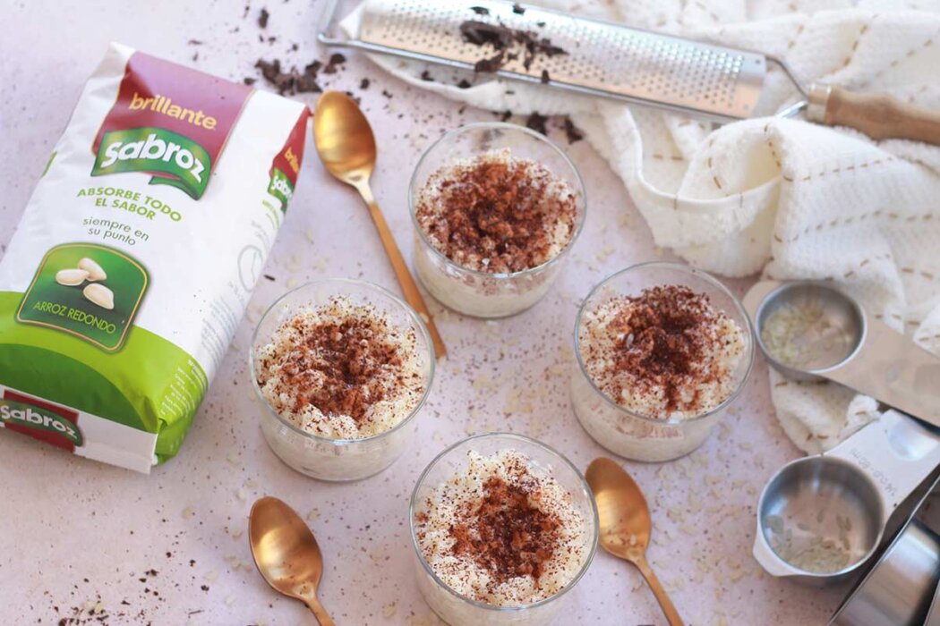 Arroz con leche receta Brillante