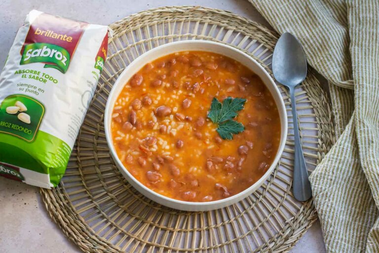 Foto de Arroz con judías pintas