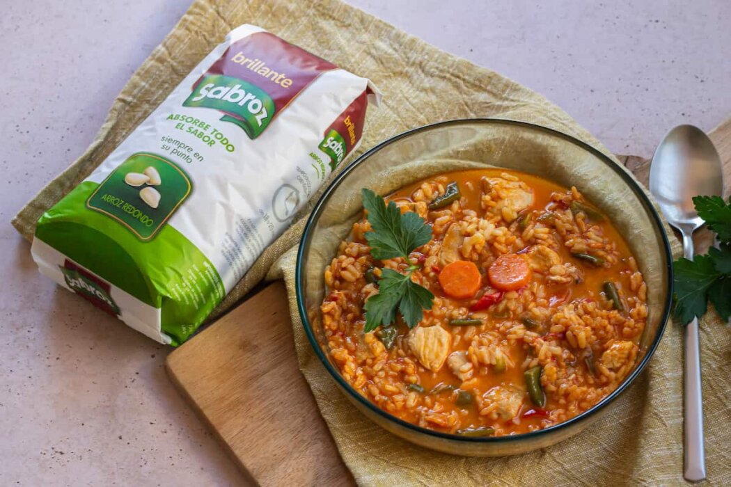 Arroz caldoso con pollo