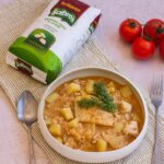 Patatas con bacalao y arroz