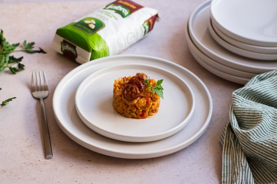 Arroz con chorizo