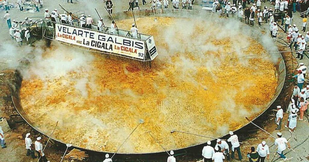¿La paella más grande del mundo está en Valencia?