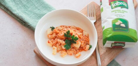 Arroz con sepia