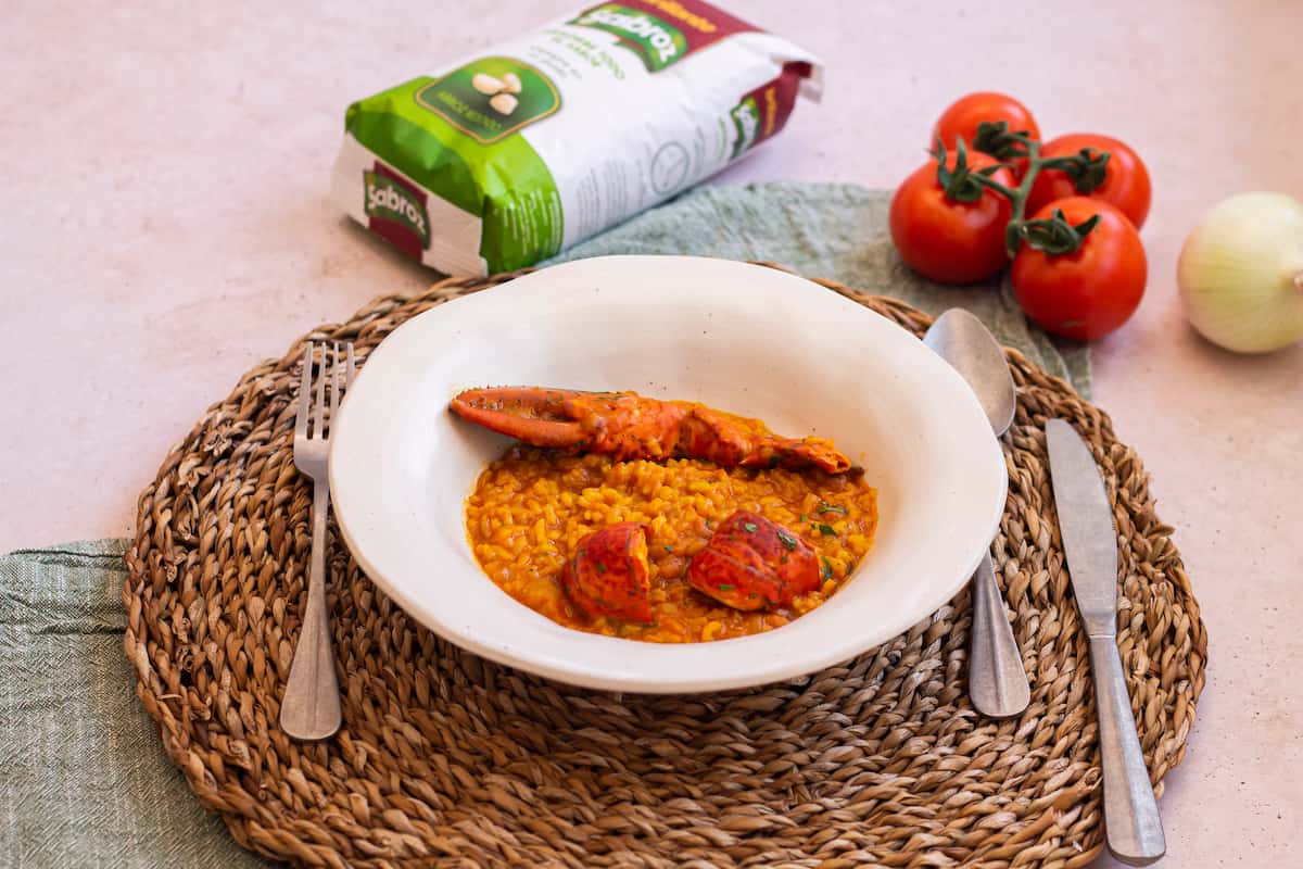 Foto de Arroz con bogavante meloso – Receta tradicional