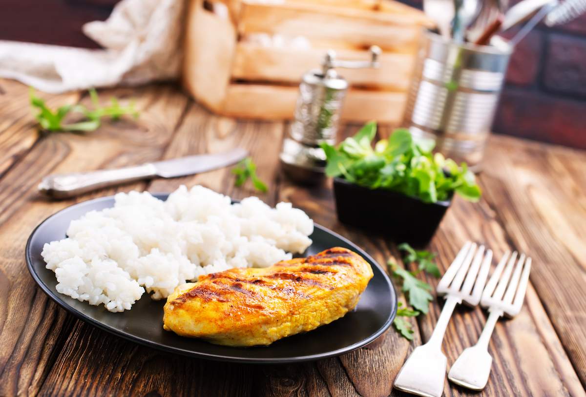 Calorías del arroz con pollo