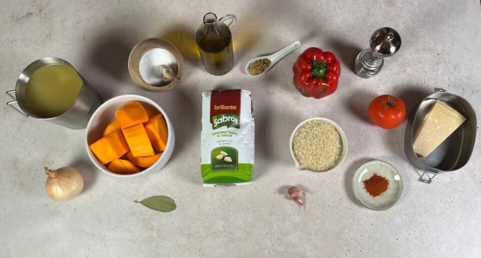 Arroz con calabaza delicioso y reconfortante