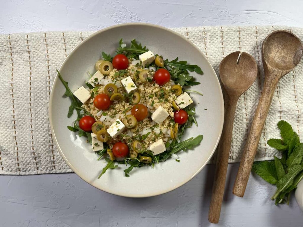 Ensalada de cuscús. Paso 4: hacer la vinagreta