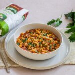 Garbanzos de bote con arroz y chorizo