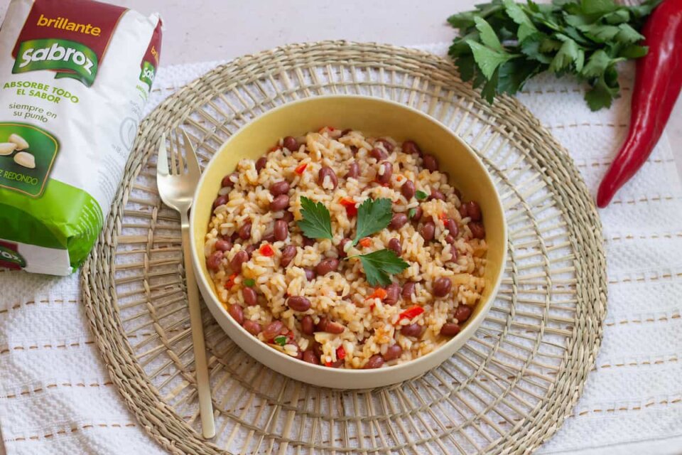Arroz con frijoles