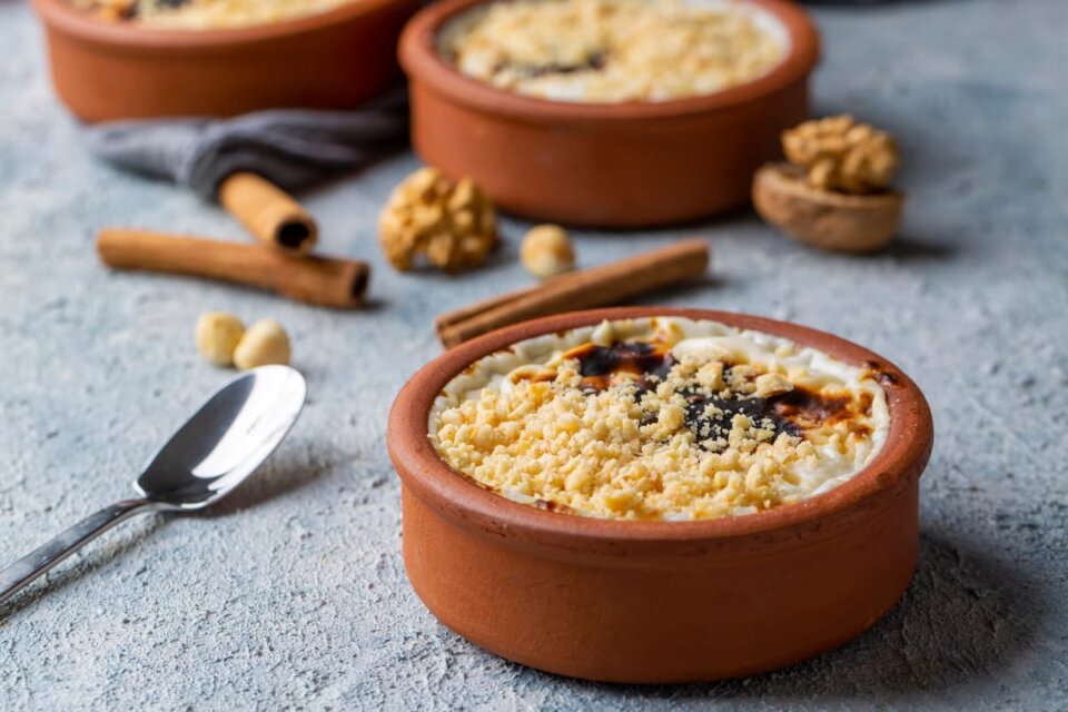 El arroz con leche es un postre típico que debes probar