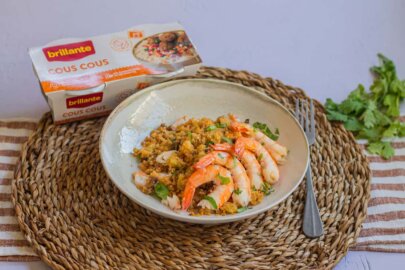 Cous cous con langostinos