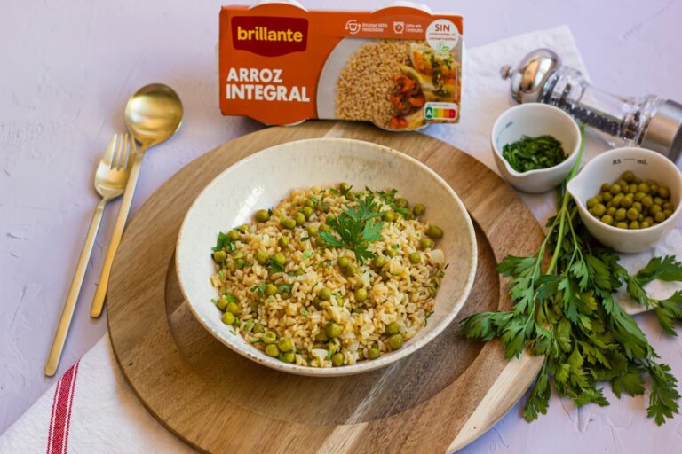 Foto de Arroz con guisantes: receta fácil y sabrosa