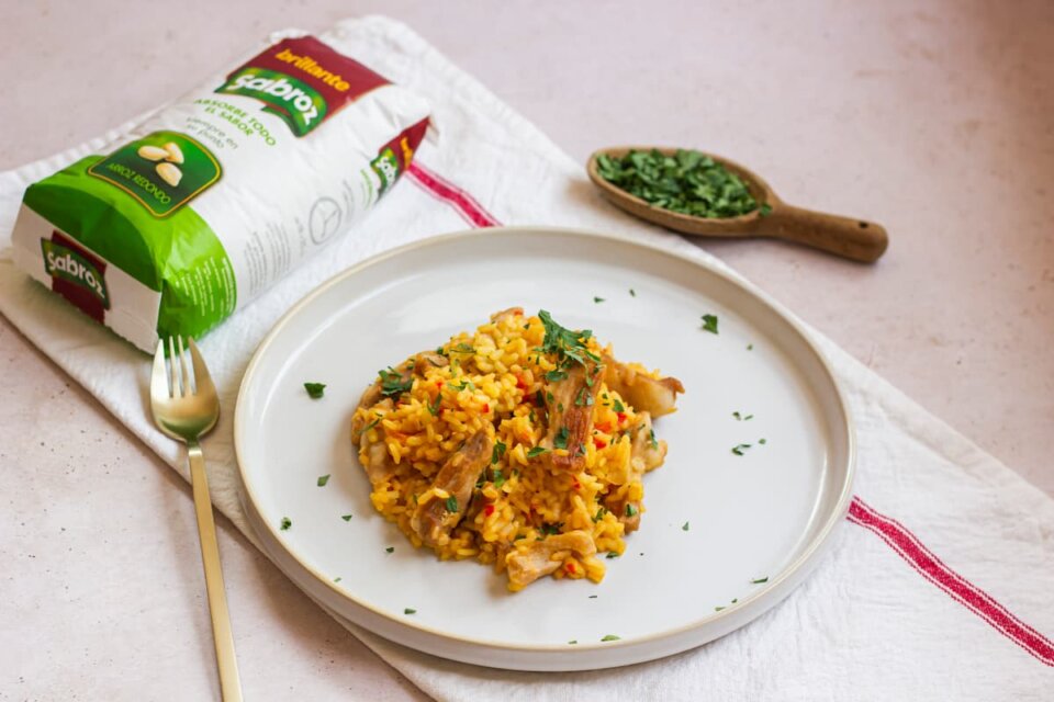 Receta de arroz con secreto ibérico