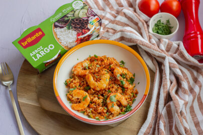 arroz con camarones
