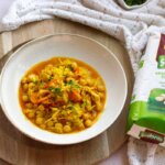Arroz con pollo y garbanzos