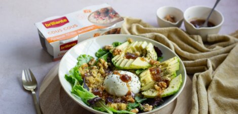 Ensalada de cuscús y aguacate