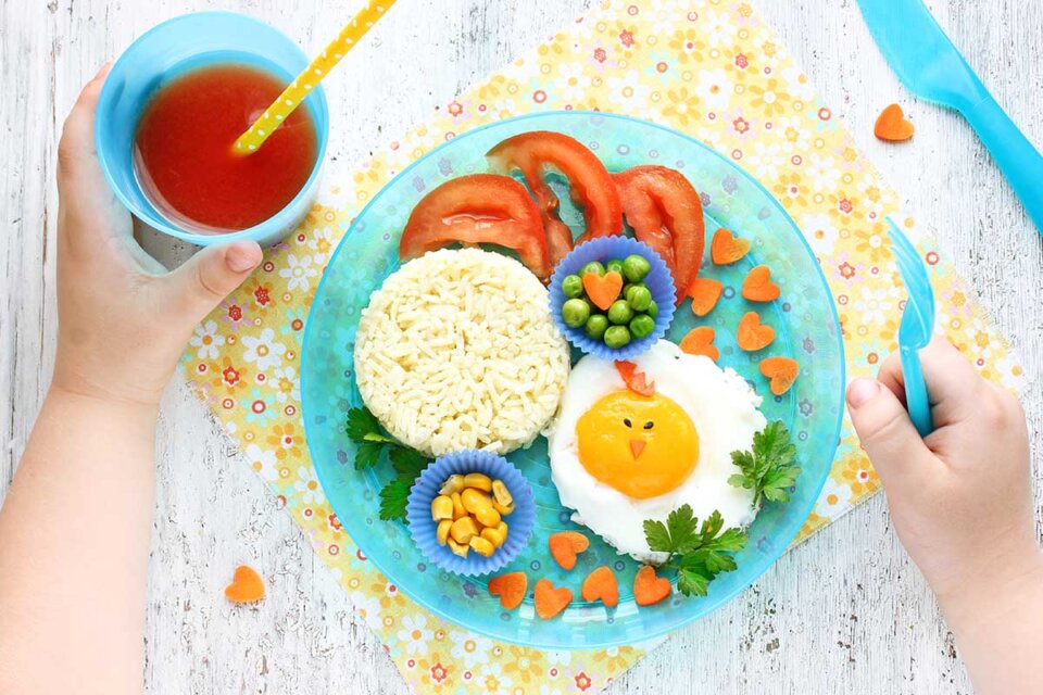 Cenas para niños: nutrición y diversión en el plato