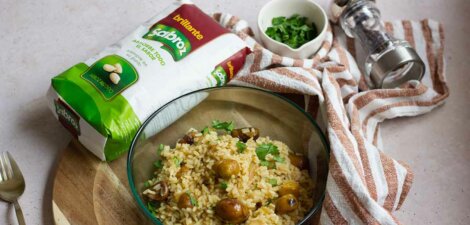 Arroz con castañas