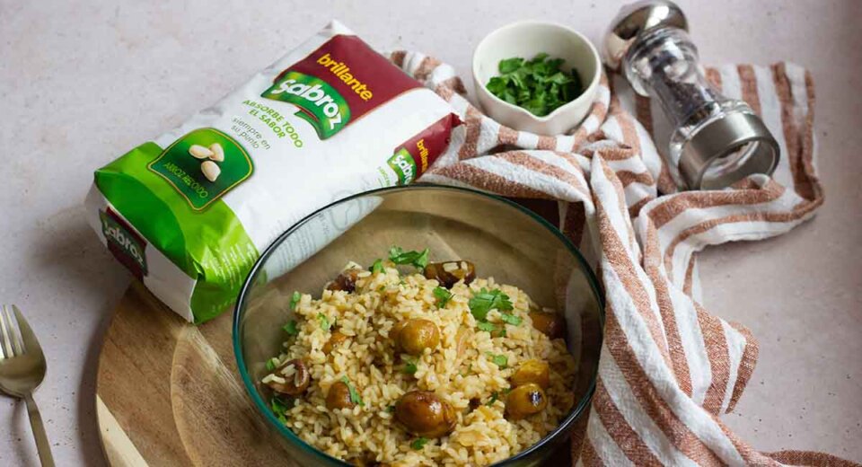 Arroz con castañas: receta fácil paso a paso