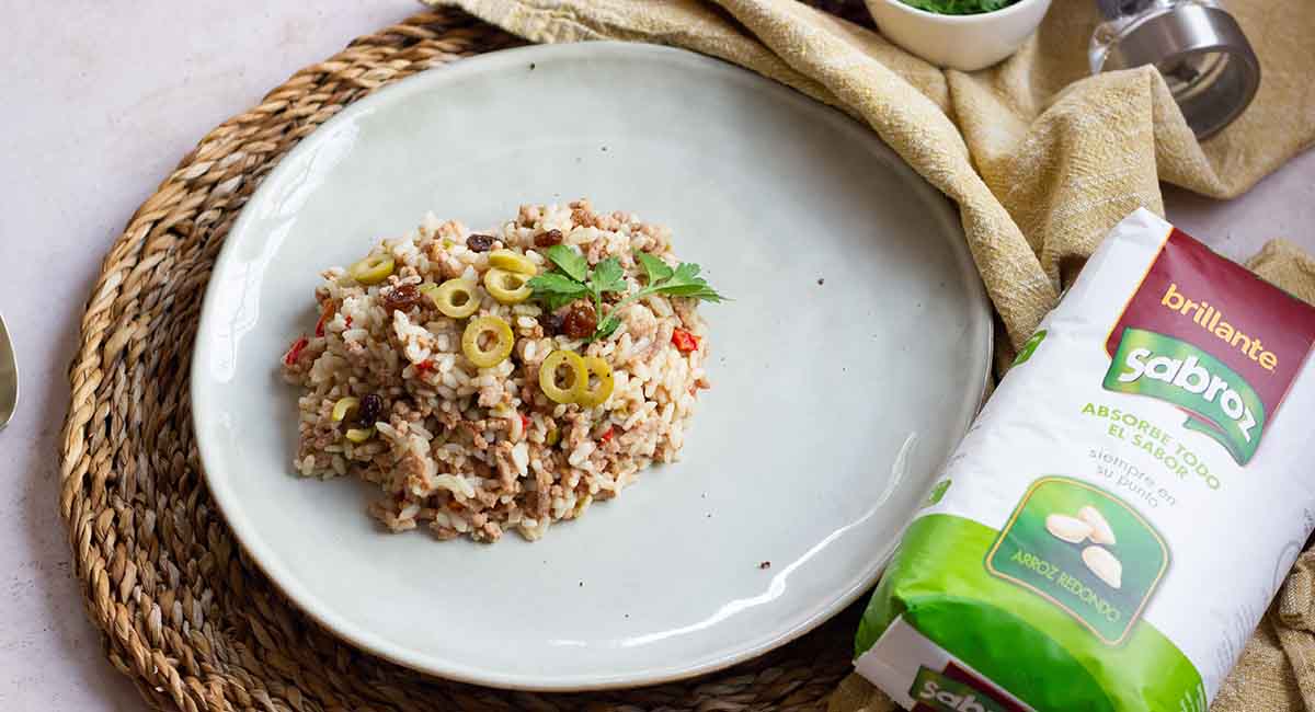Arroz con picadillo