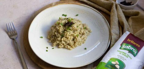 Arroz con trufa