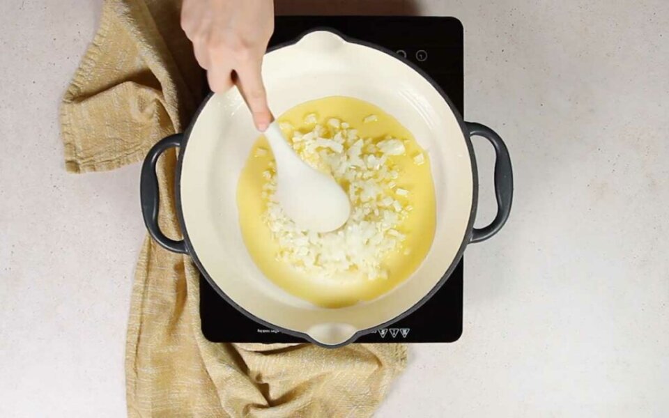 Arroz con trufa deliciosa