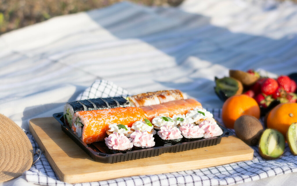recetas picnic arroz sushi