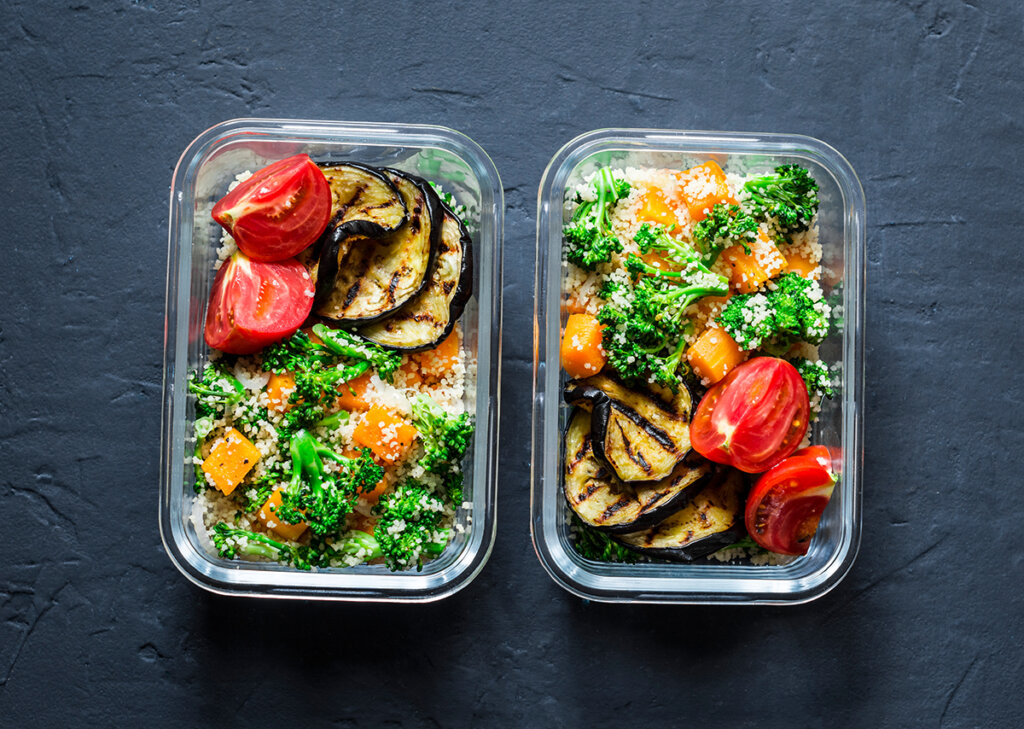 comidas para llevar al trabajo ensalada