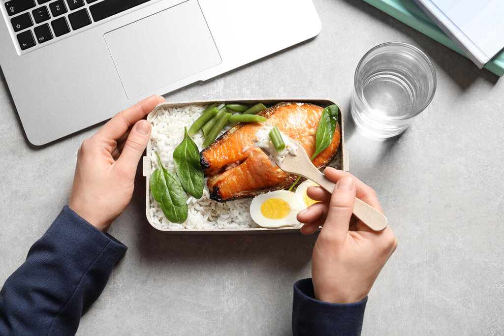 comidas para llevar al trabajo con arroz