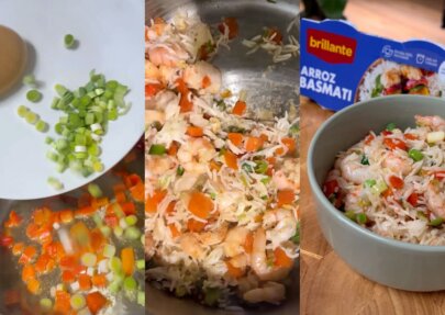Basmati con Gambas al Ajillo