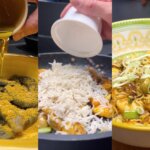 Arroz Basmati Brillante con Langostinos y Curry