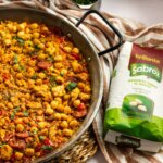 Paella con garbanzos