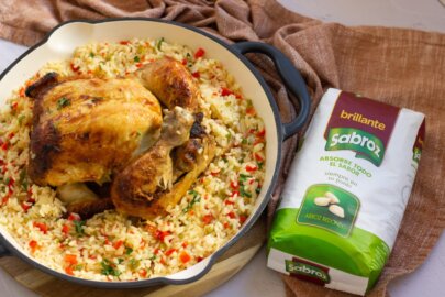 Arroz con pollo asado