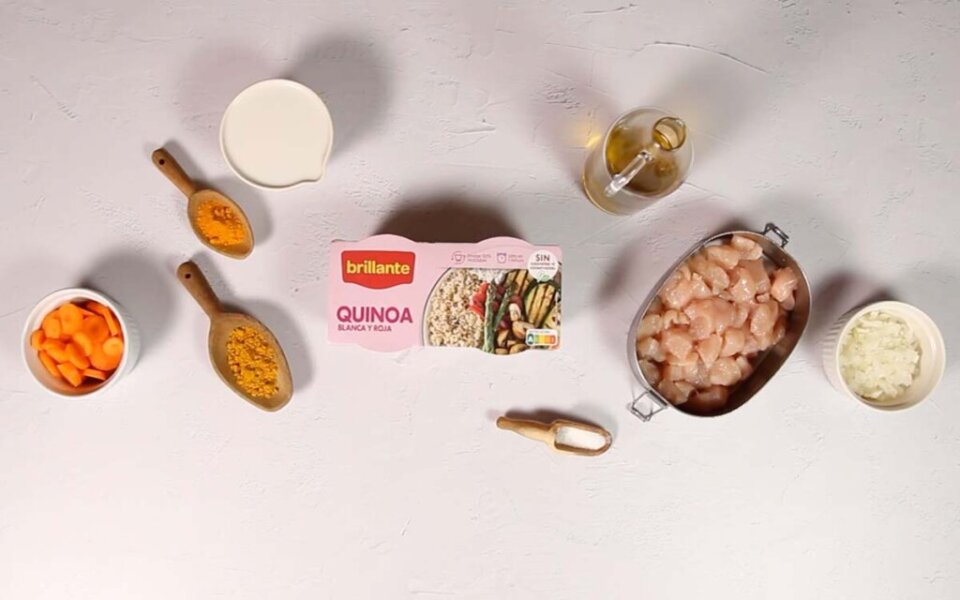 Quinoa con pollo al curry – Salud y sabor en tu plato