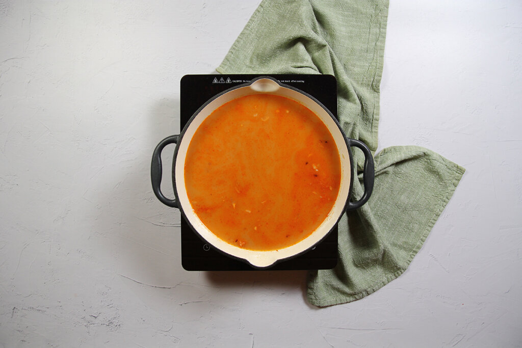 arroz con chirlas caldo