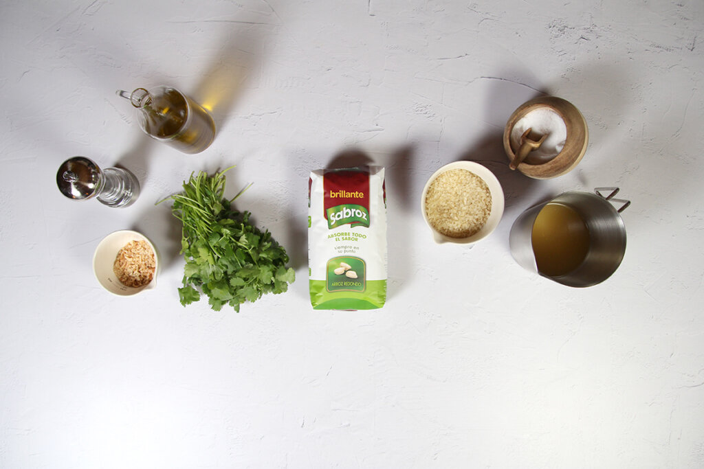 arroz con cilantro ingredientes