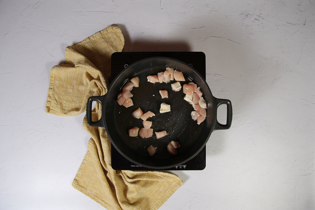 arroz con cosas pollo