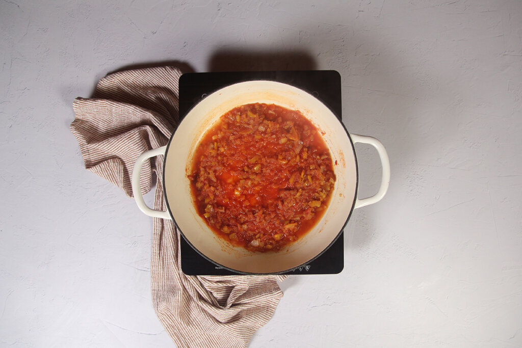 arroz con galeras sofrito