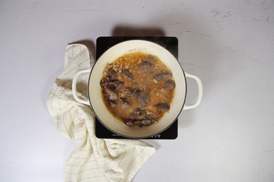 Arroz con higaditos deliciosamente casero