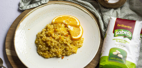 arroz con naranja