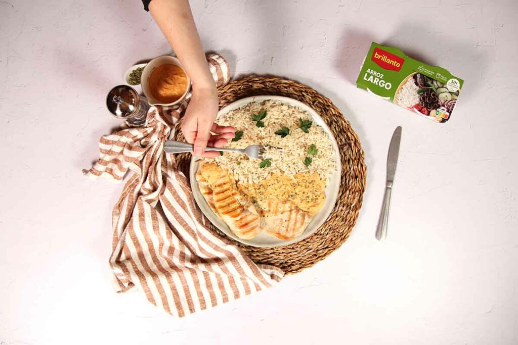 paso a paso recetas pechuga de pollo emplatado