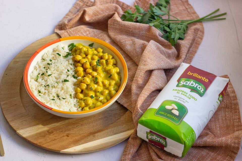 Arroz con garbanzos al curry – Sabores exóticos en tu cocina