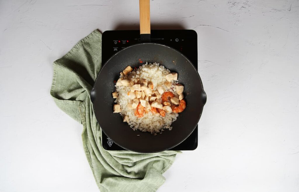 Cocción y preparación del arroz