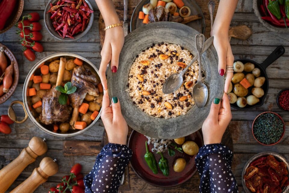 Todo sobre el arroz para dos personas