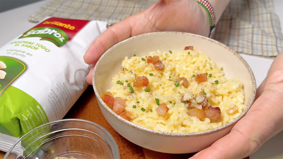 risotto carbonara