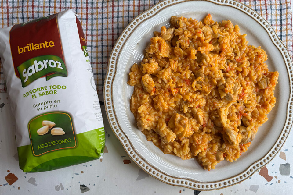 Arroz con pollo thermomix
