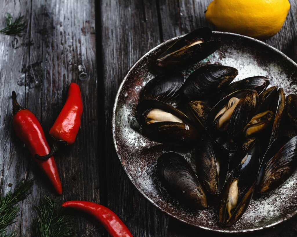 Elegir mejillones frescos y de calidad