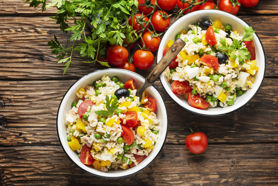 Alimentos sin grasa para una dieta saludable